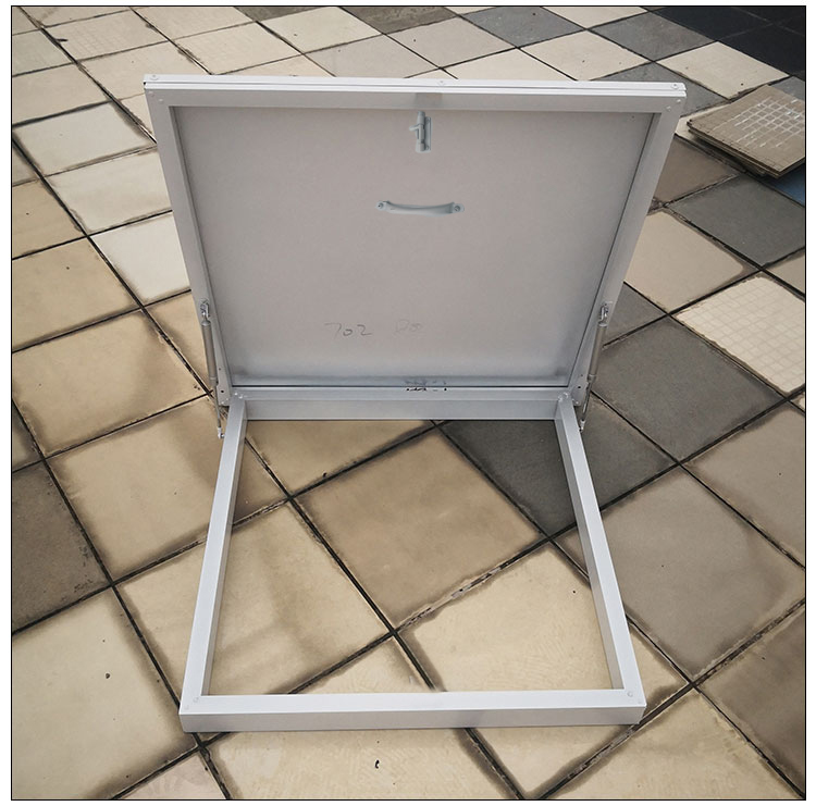 铝合金定制天窗防雨盖板阁楼斜平面屋顶天井上人孔挡雨板手动开启(图7)