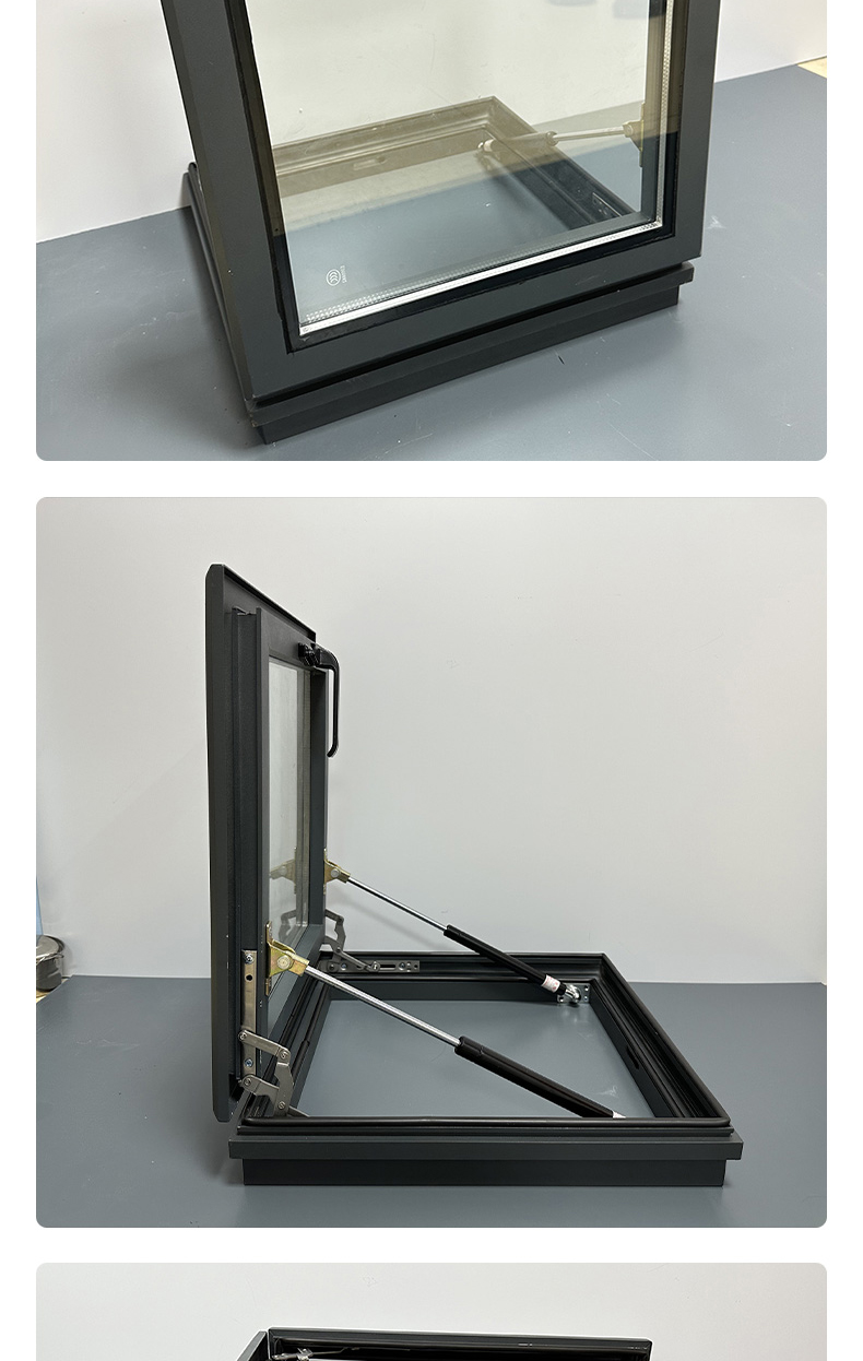 铝合金采光天窗定制电动天窗自建房别墅屋顶地下室采光通风天窗(图10)