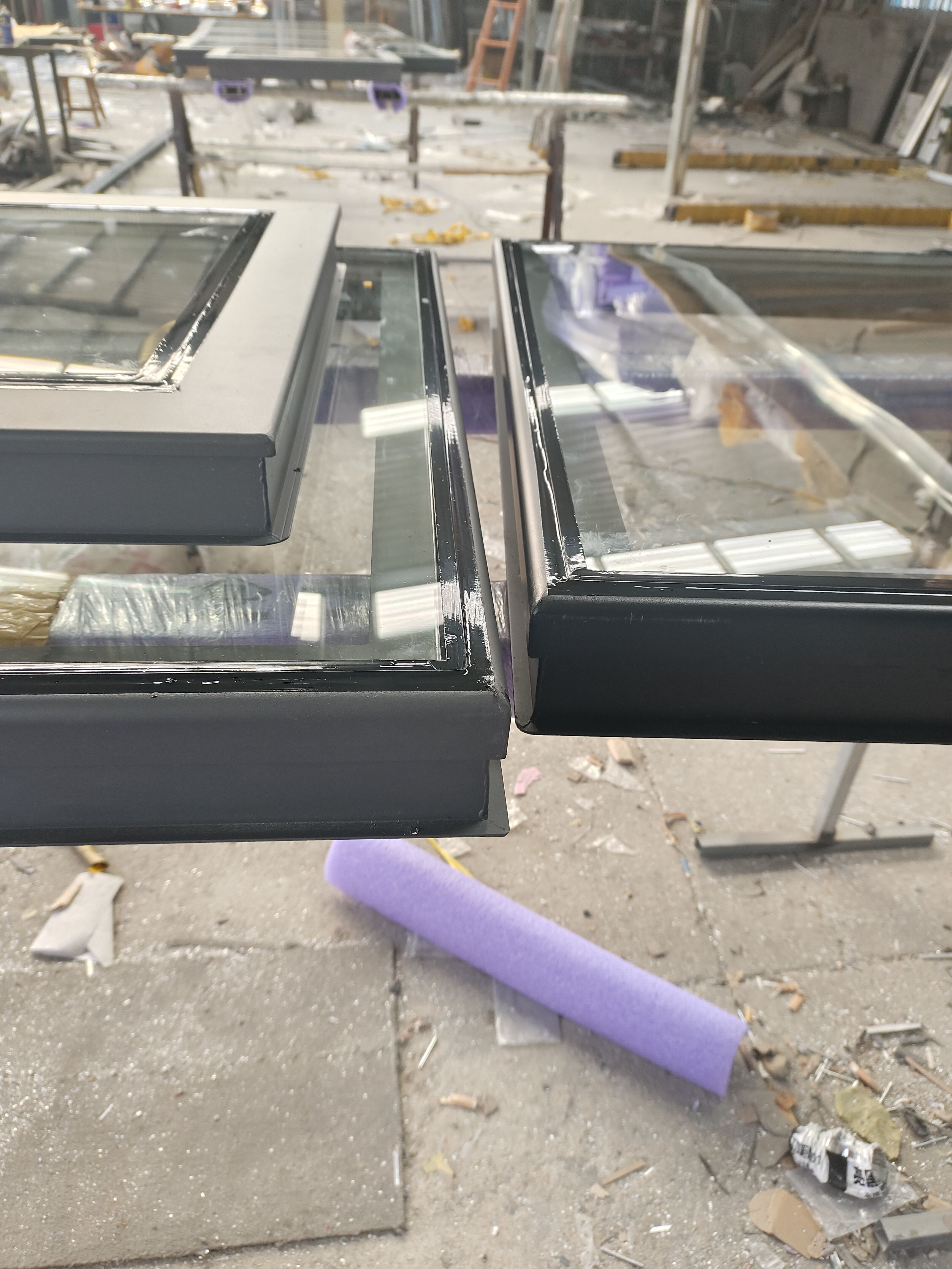 加厚铝合金电动天窗斜屋顶阳光房采光井阁楼地下室定制老虎窗(图18)