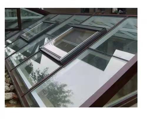 平屋顶阳光房检修口天窗地下采光井阁楼电动天窗水泥斜屋面老虎窗(图21)