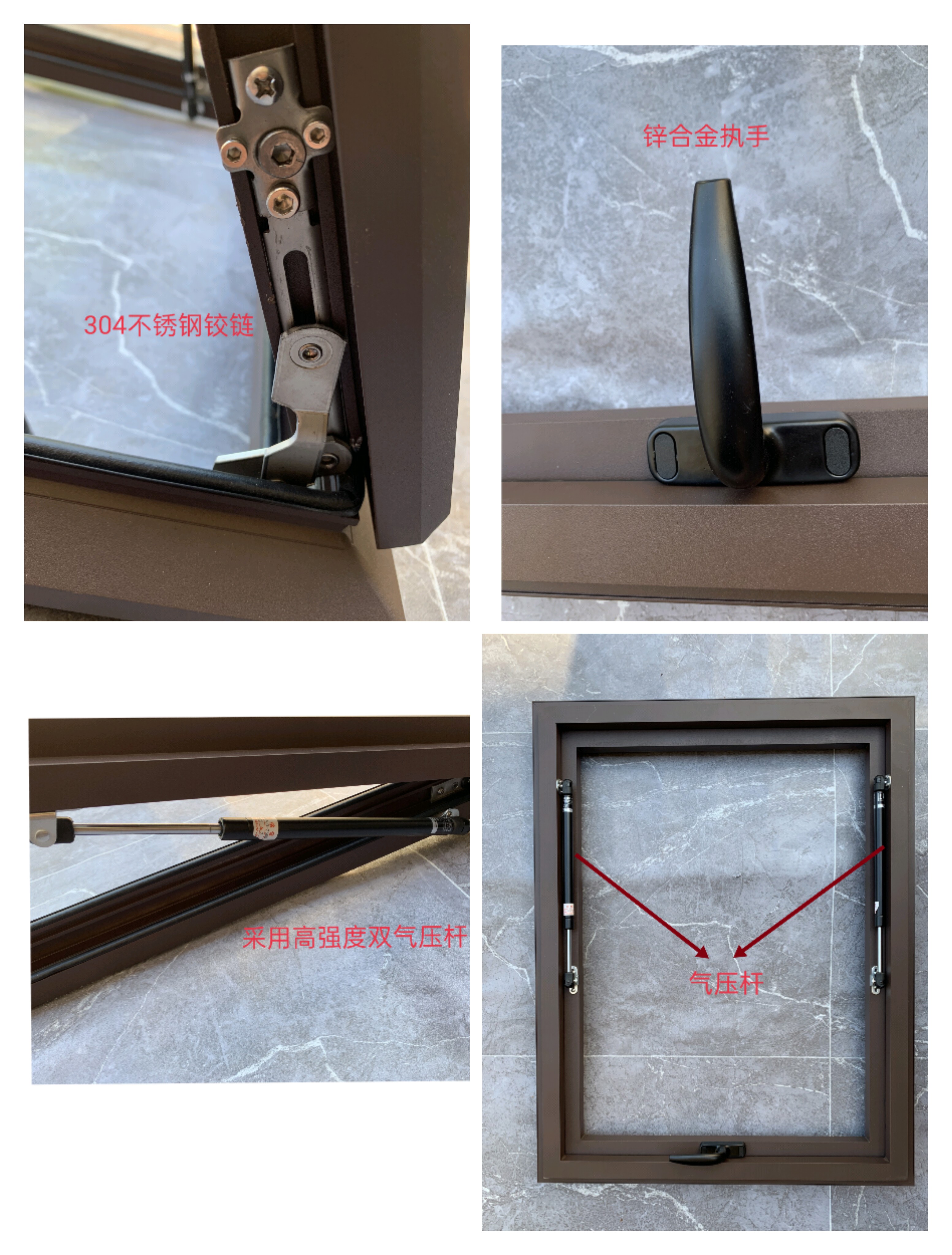 平屋顶阳光房检修口天窗地下采光井阁楼电动天窗水泥斜屋面老虎窗(图14)