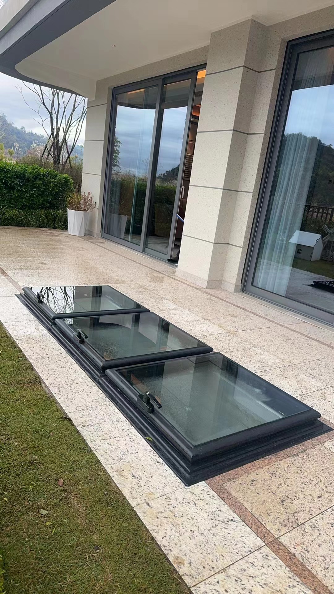 电动智能天窗别墅阳光房斜屋顶阁楼采光井老虎窗铝合金天窗平移(图15)