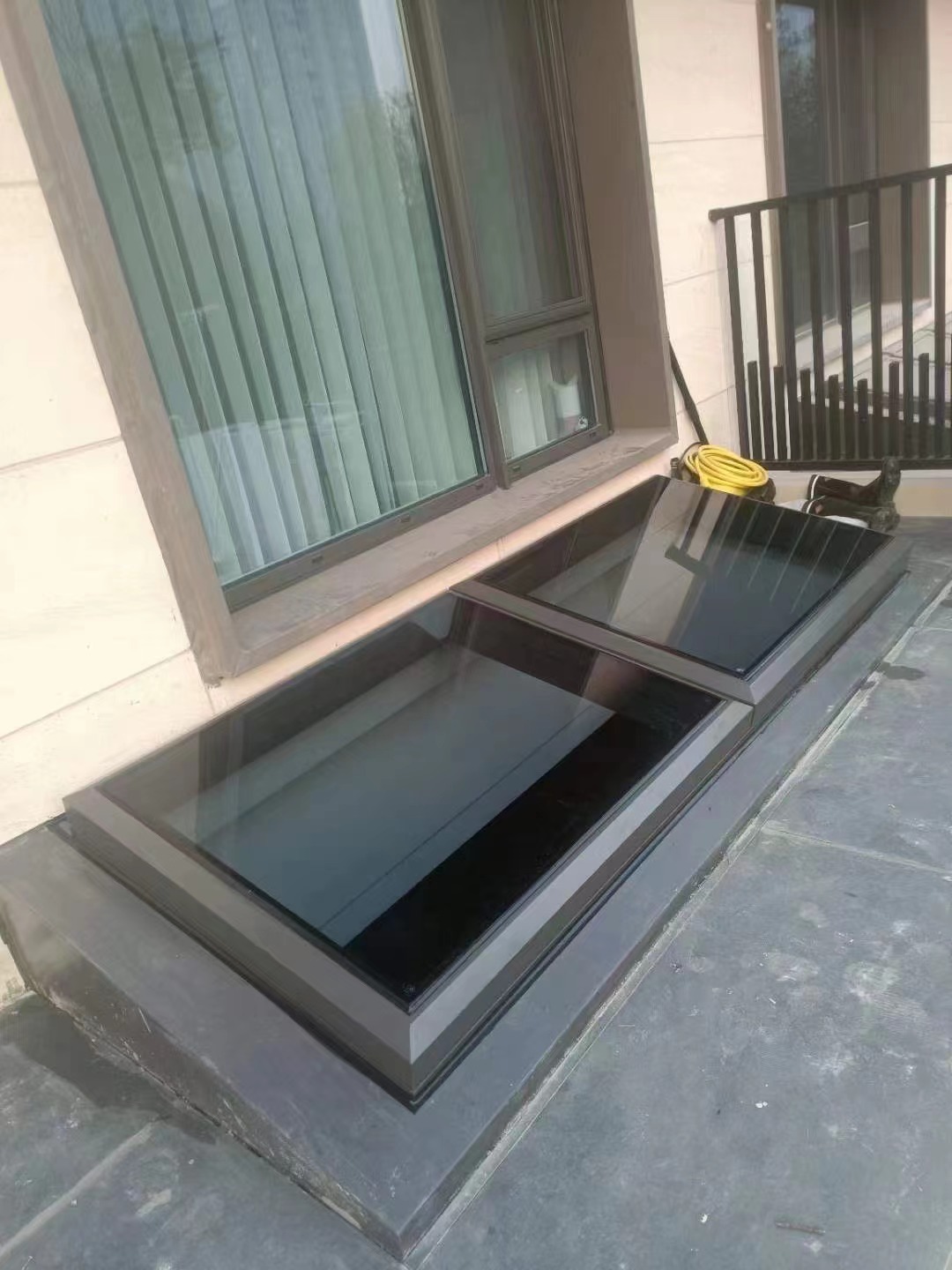 电动智能天窗别墅阳光房斜屋顶阁楼采光井老虎窗铝合金天窗平移(图17)