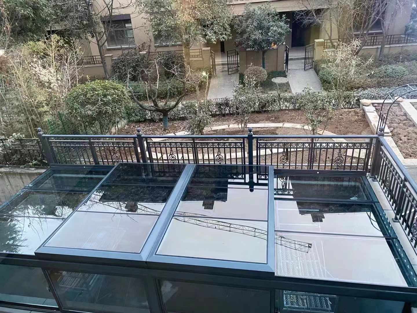 电动智能天窗别墅阳光房斜屋顶阁楼采光井老虎窗铝合金天窗平移(图18)