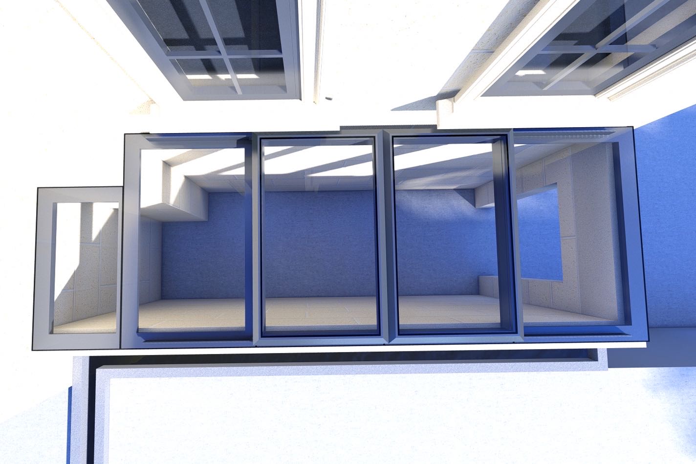 电动智能天窗别墅阳光房斜屋顶阁楼采光井老虎窗铝合金天窗平移(图25)