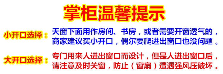 铝合金斜屋顶天窗斜屋面老虎窗阳光房电动窗地下室采光井(图20)