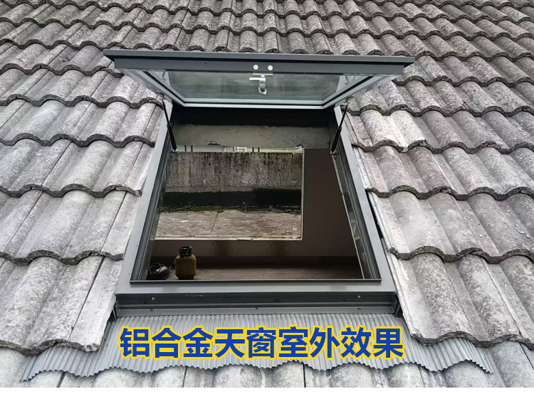 定制铝木阳光房天窗采光井天窗老虎窗斜屋顶阁楼别墅斜面铝木天窗(图25)