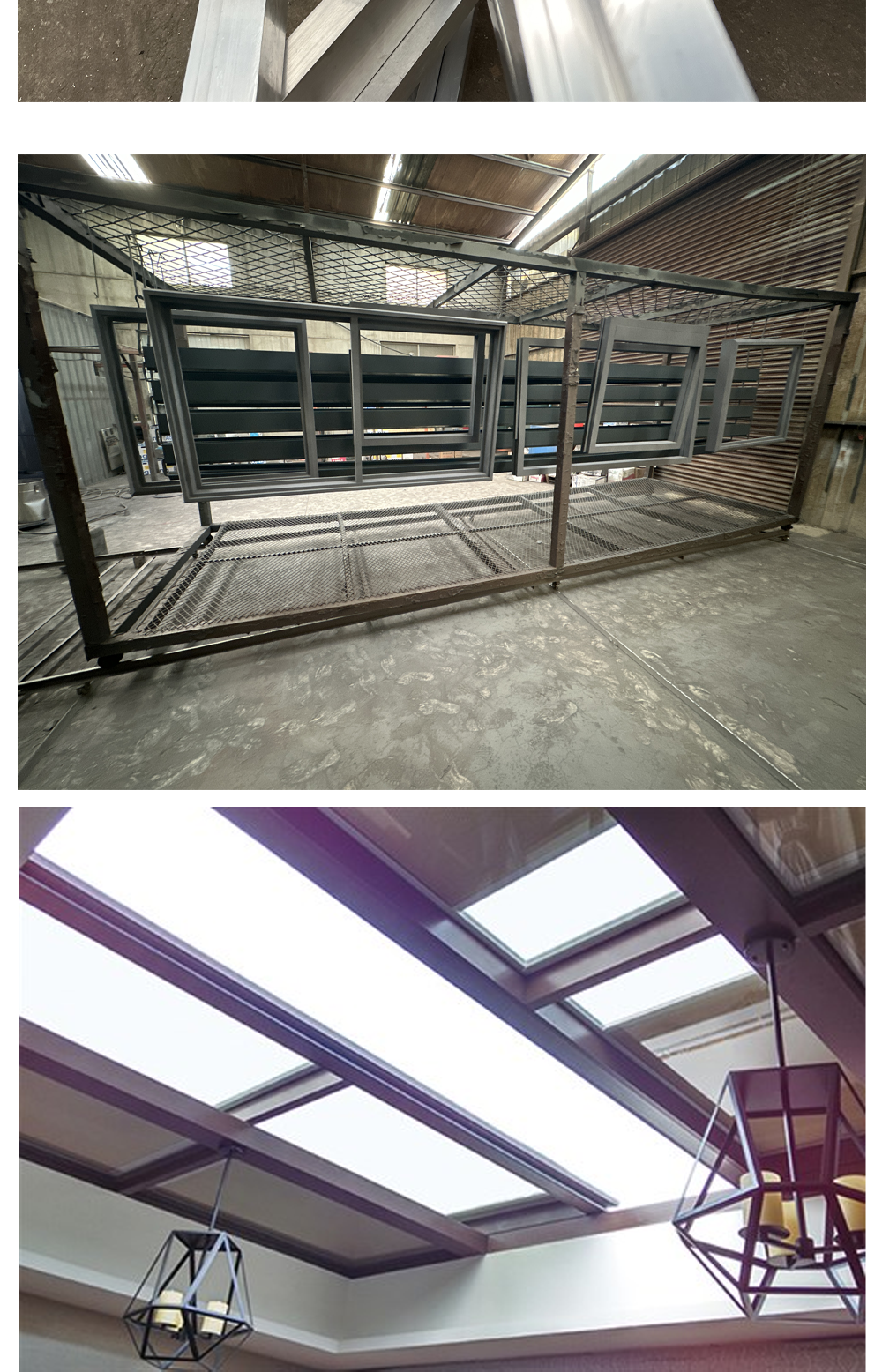 电动屋顶天窗地下室加厚铝合金阳光房采光井斜屋顶阁楼老虎窗天窗(图12)