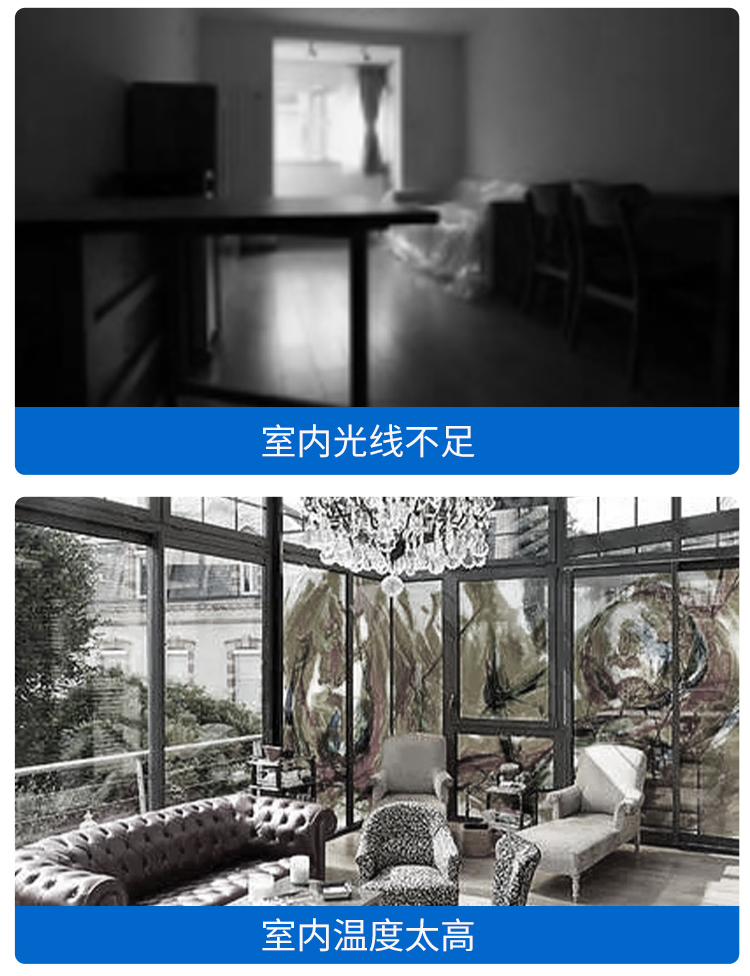 屋顶天窗铝合金电动推拉窗加厚楼顶平移老虎窗阳光房地下室采光口(图4)