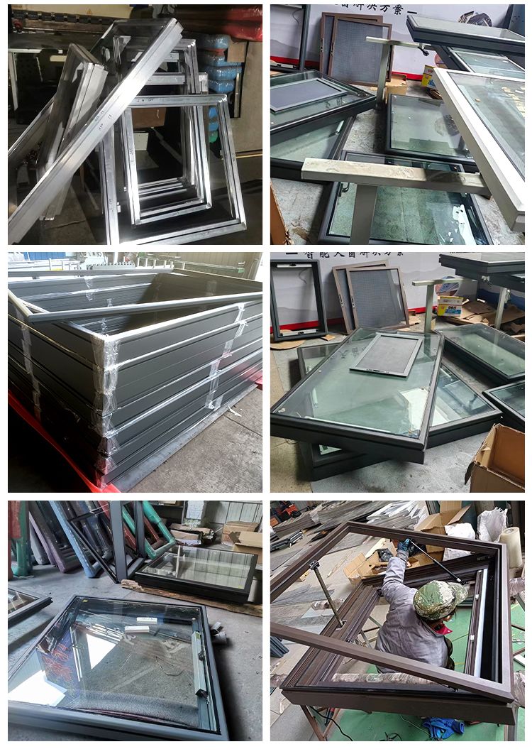 屋顶天窗铝合金电动推拉窗加厚楼顶平移老虎窗阳光房地下室采光口(图17)