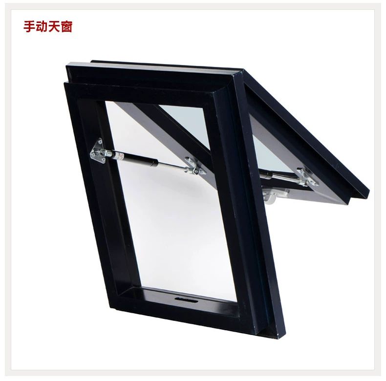 大开口手动天窗阳光房上悬屋顶老虎窗铝合金无缝焊接平移电动天窗(图16)