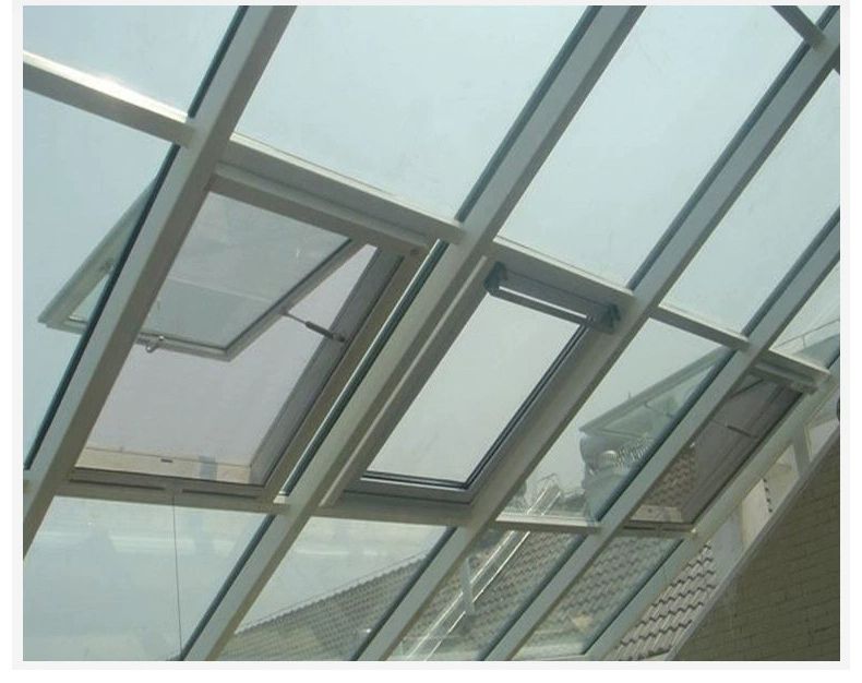 大开口手动天窗阳光房上悬屋顶老虎窗铝合金无缝焊接平移电动天窗(图37)