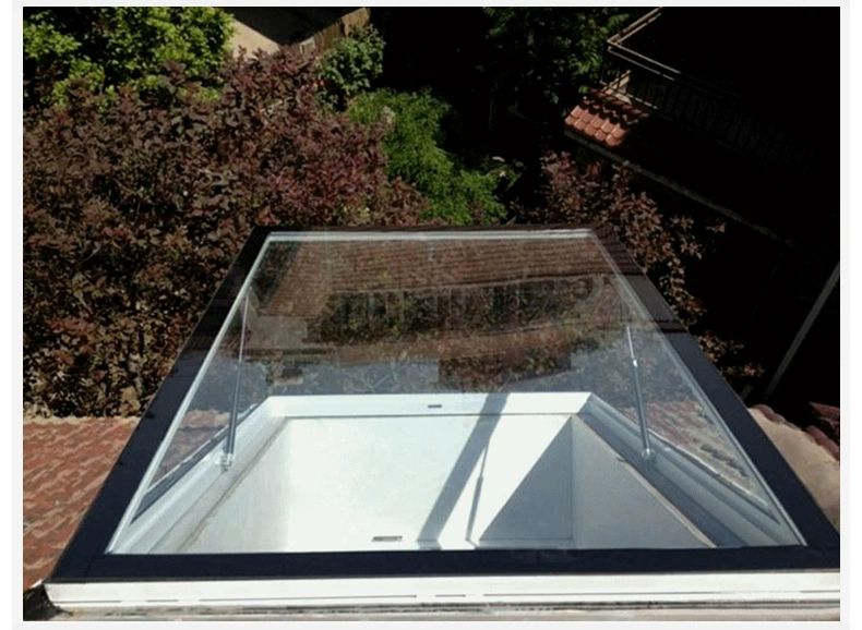 大开口手动天窗阳光房上悬屋顶老虎窗铝合金无缝焊接平移电动天窗(图36)