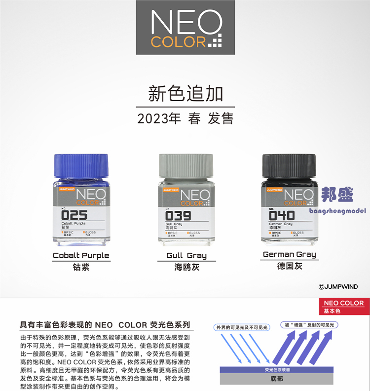 匠域油漆基础色001-042 高达手办军事模型喷涂上色颜料油性漆18ml(图15)