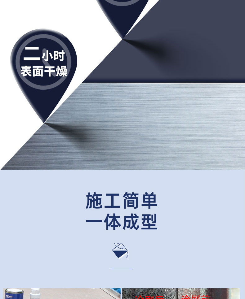 金属漆防锈漆栏杆门窗刷铁彩钢瓦翻新专用漆防腐醇酸调和灰色油漆(图10)