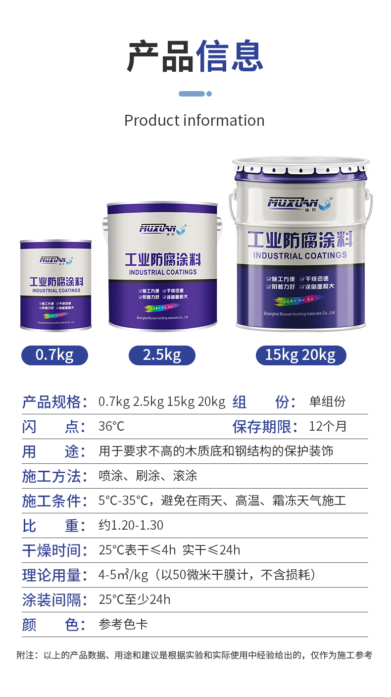 防锈漆油漆铁门栏杆防腐漆醇酸调和漆户外彩钢瓦翻新金属漆油性漆(图14)