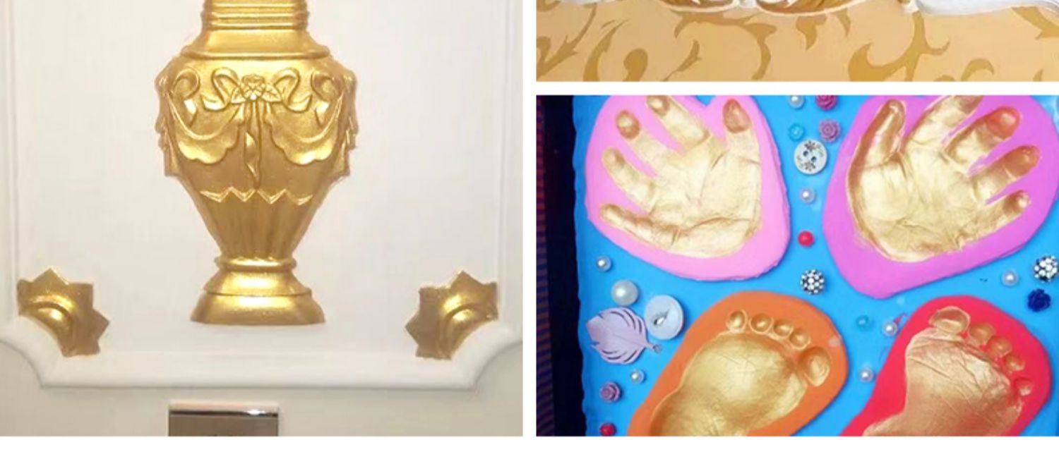 水性闪亮烫金漆 黄金/金色漆闪光油性金箔漆大理石佛像牌匾墓碑漆(图21)