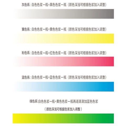 高浓度油性色浆浓缩艳丽色浆家具油漆醇酸漆聚氨酯漆调色环氧树脂(图6)