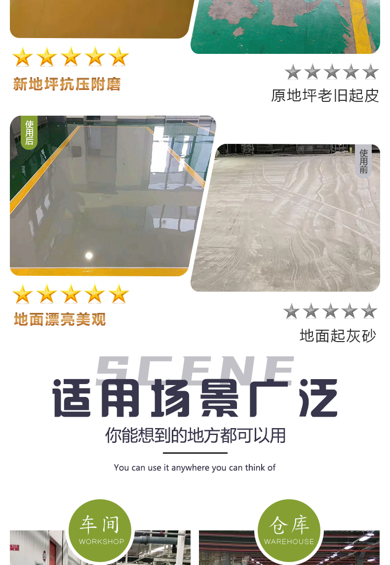 水性环氧地坪漆防滑耐磨地板漆自流平水泥地面专用工厂室内外油漆(图20)