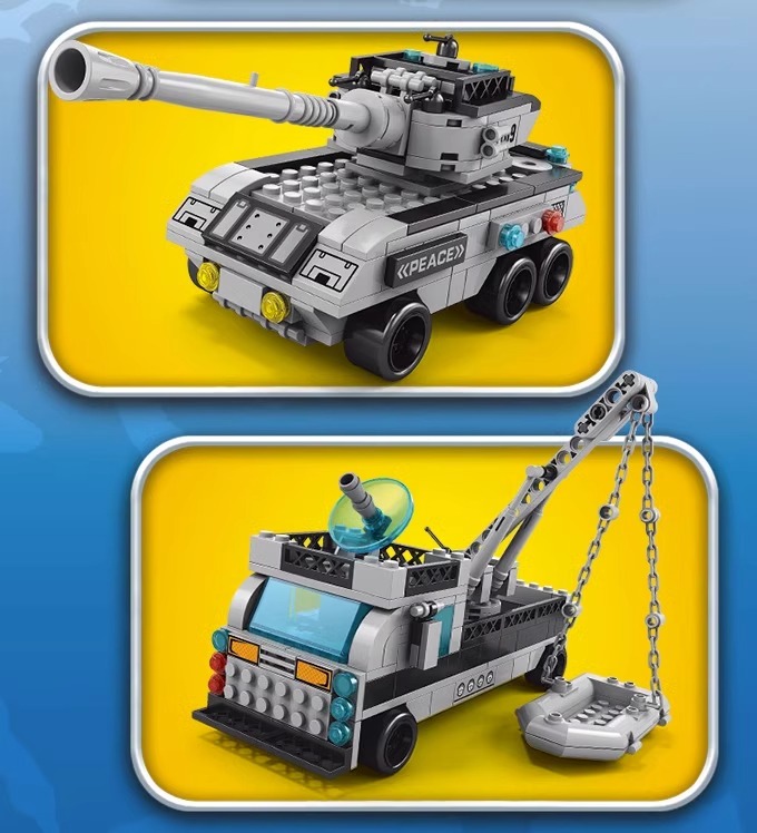 军舰积木大型航空母舰模型2024新款儿童拼装益智男孩玩具礼物(图7)