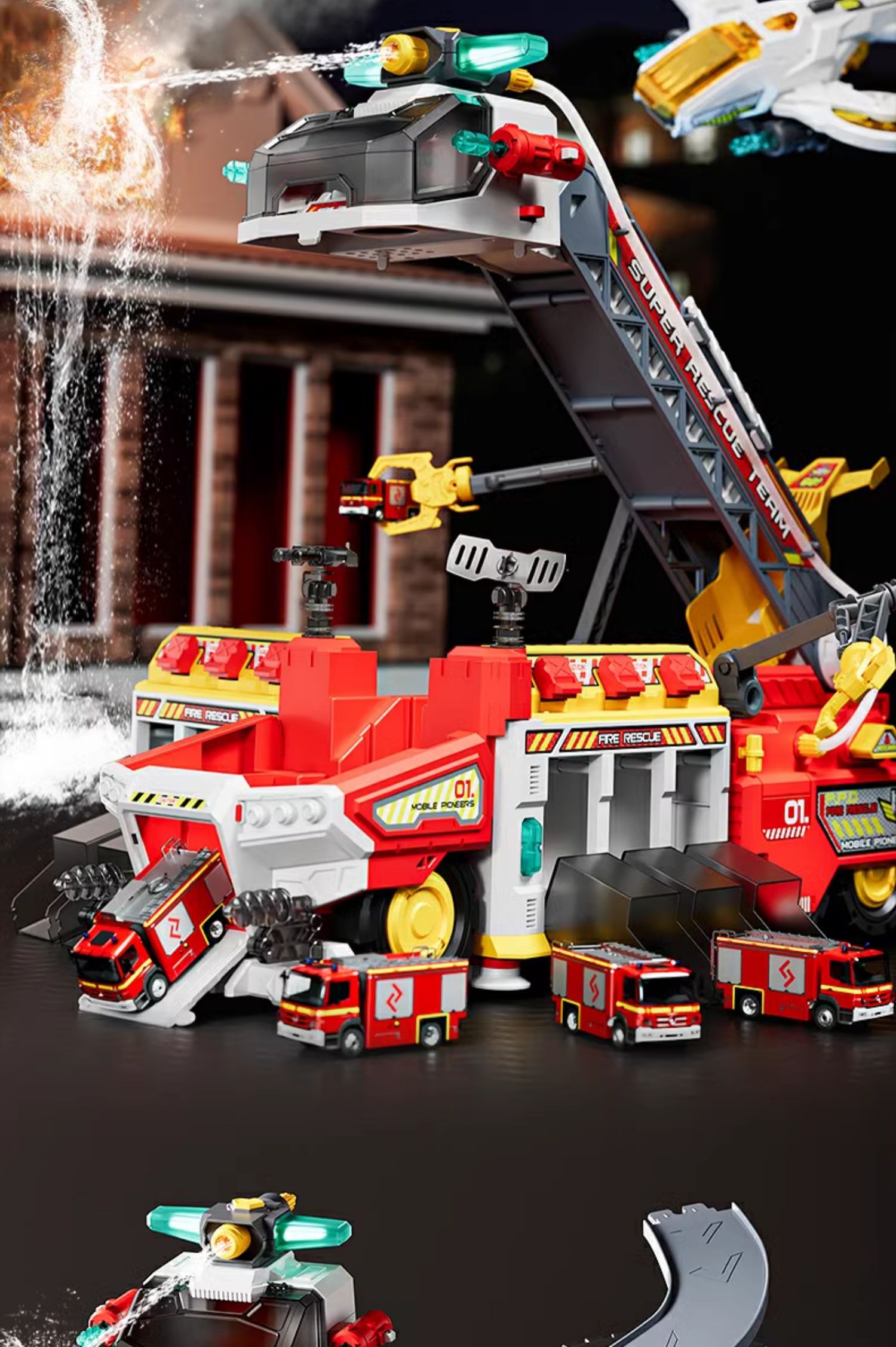 儿童山姆玩具男孩子2025年网红爆款消防车小男童高端4生日礼物盒5(图6)