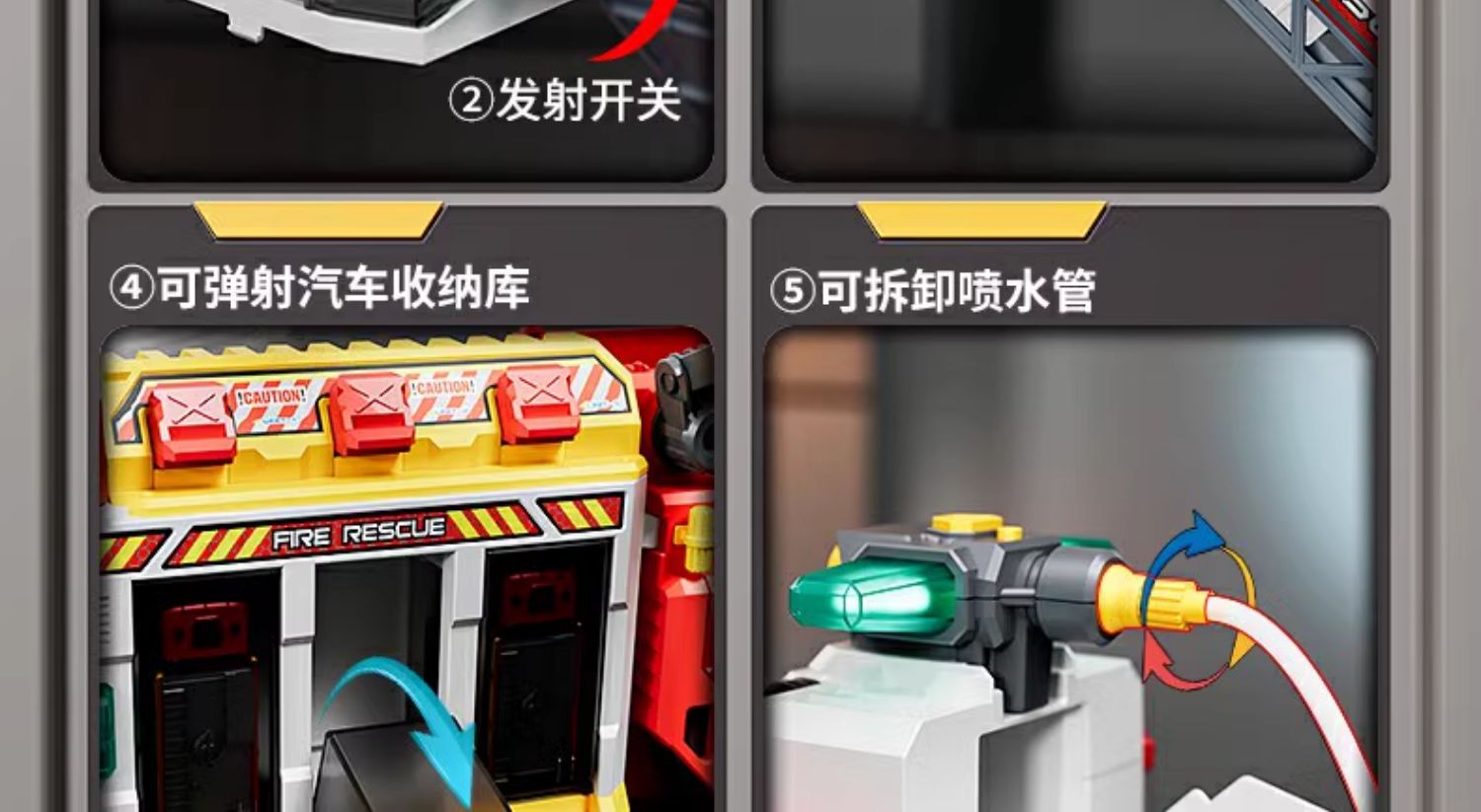 儿童山姆玩具男孩子2025年网红爆款消防车小男童高端4生日礼物盒5(图10)