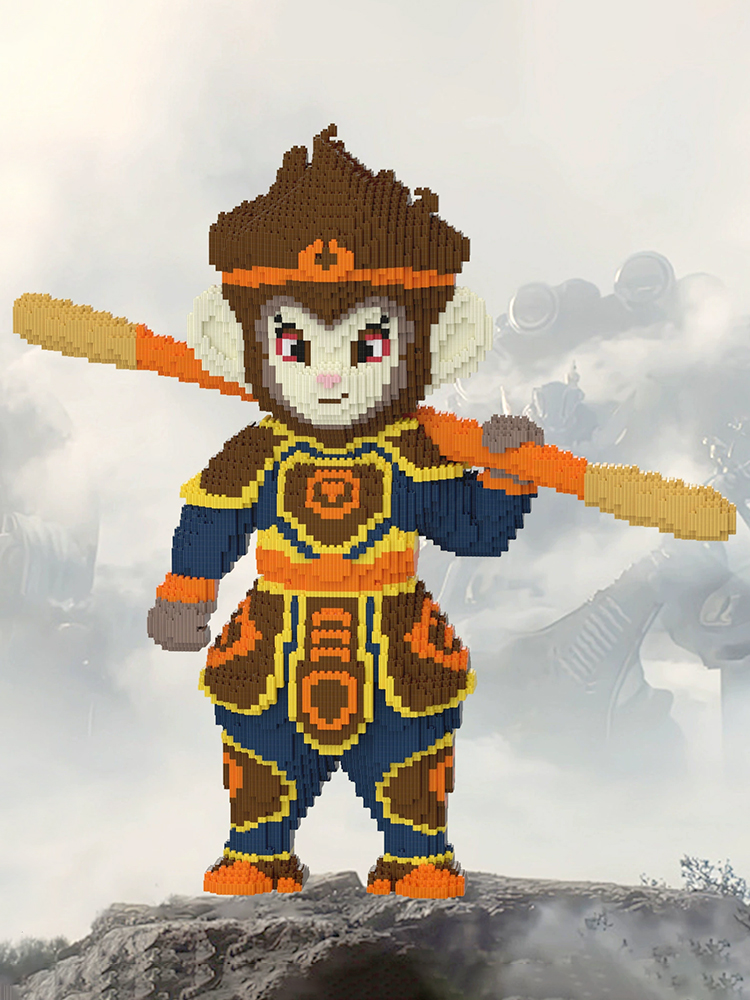 DUZ哪吒积木小颗粒2025新款男女孩拼装玩具成人版拼图6到12岁礼物(图4)