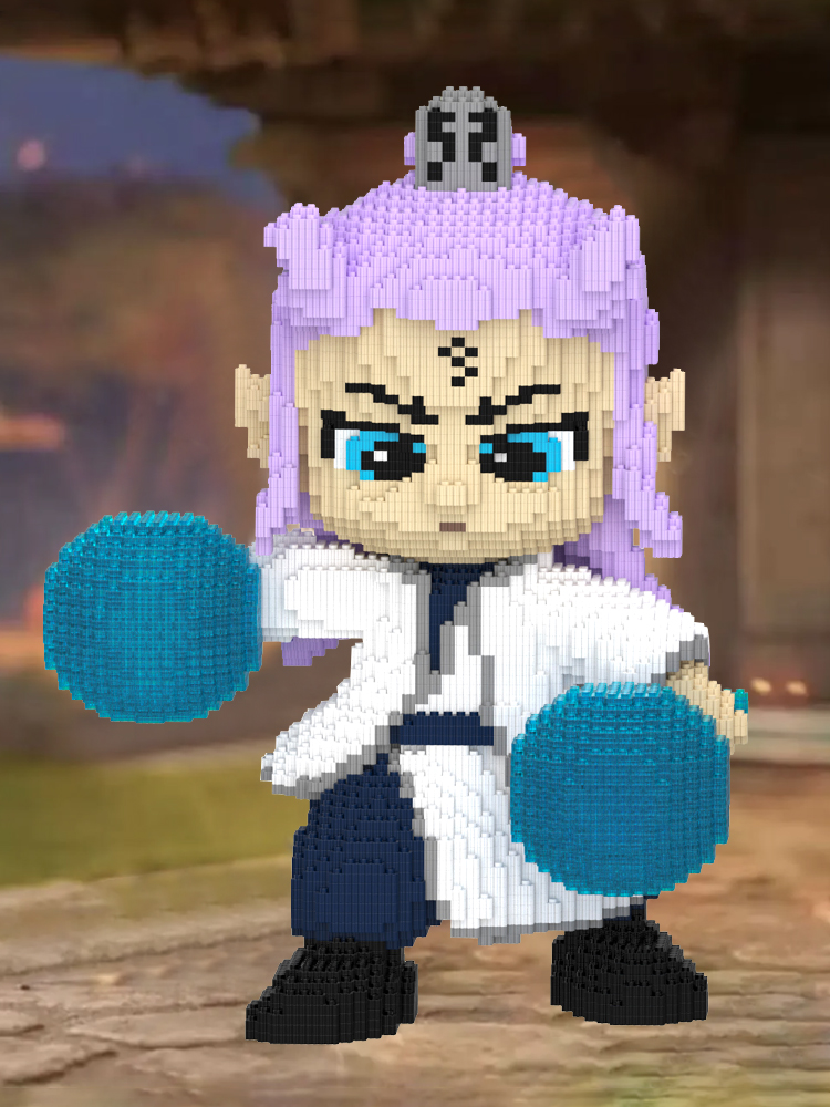 DUZ哪吒积木小颗粒2025新款男女孩拼装玩具成人版拼图6到12岁礼物(图3)