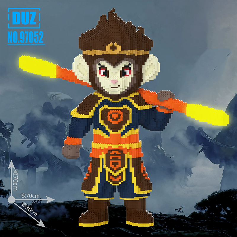 DUZ哪吒积木小颗粒2025新款男女孩拼装玩具成人版拼图6到12岁礼物(图6)