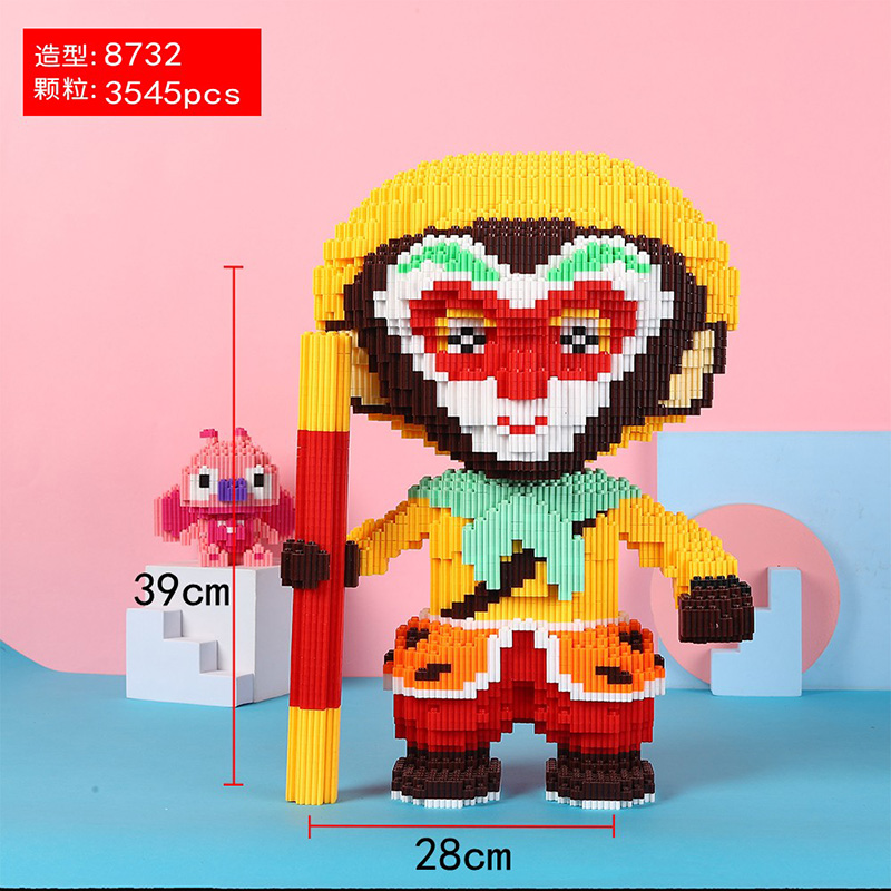 DUZ哪吒积木小颗粒2025新款男女孩拼装玩具成人版拼图6到12岁礼物(图11)