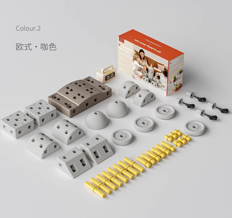 巧乐熊积木车玩具男孩女孩六一生日礼物1一6岁儿童益智大颗粒积木(图20)