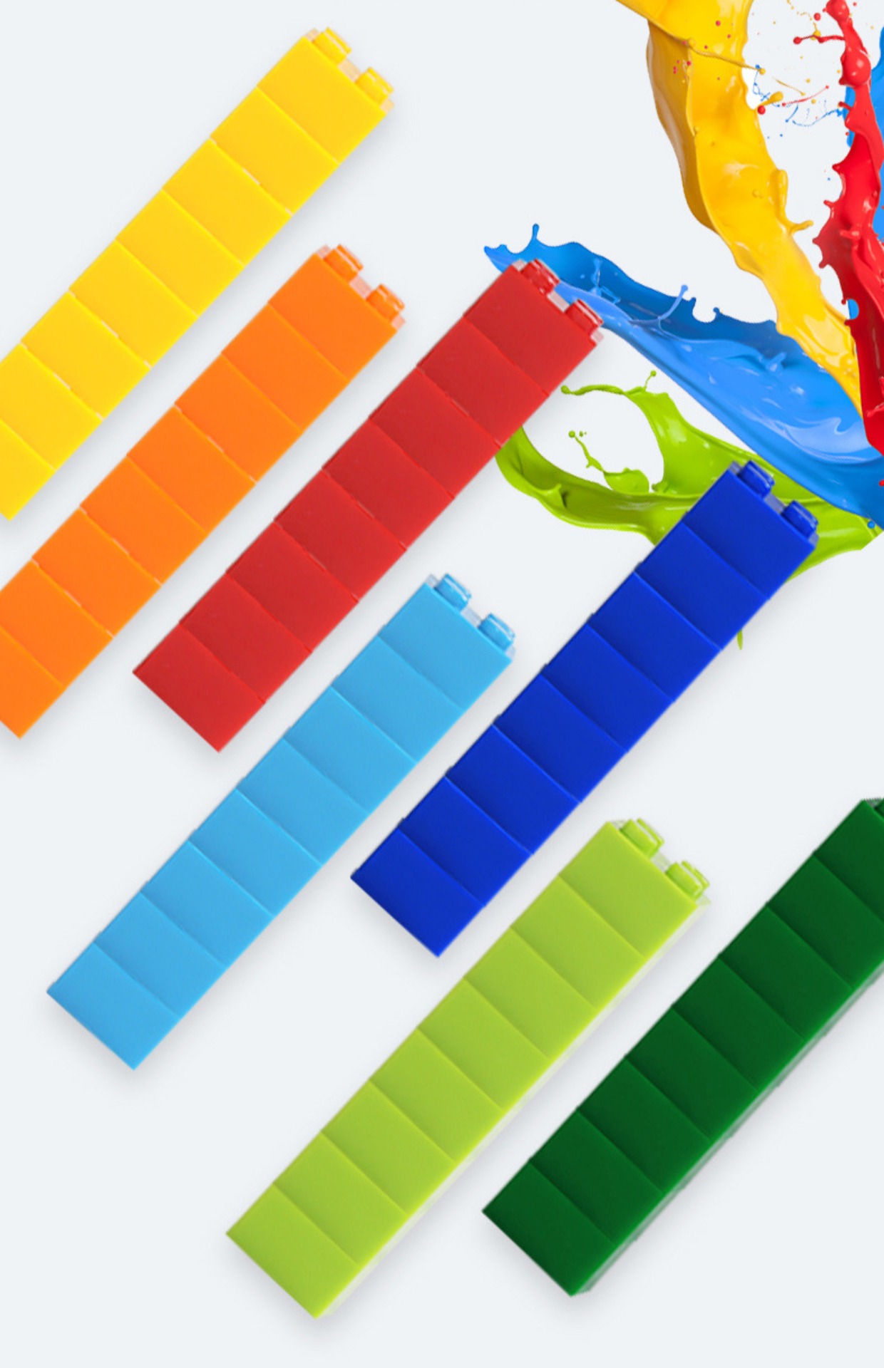 兼容新款小积木小颗粒拼装散装益智玩具儿童男DIY拼图6到12基础件(图13)