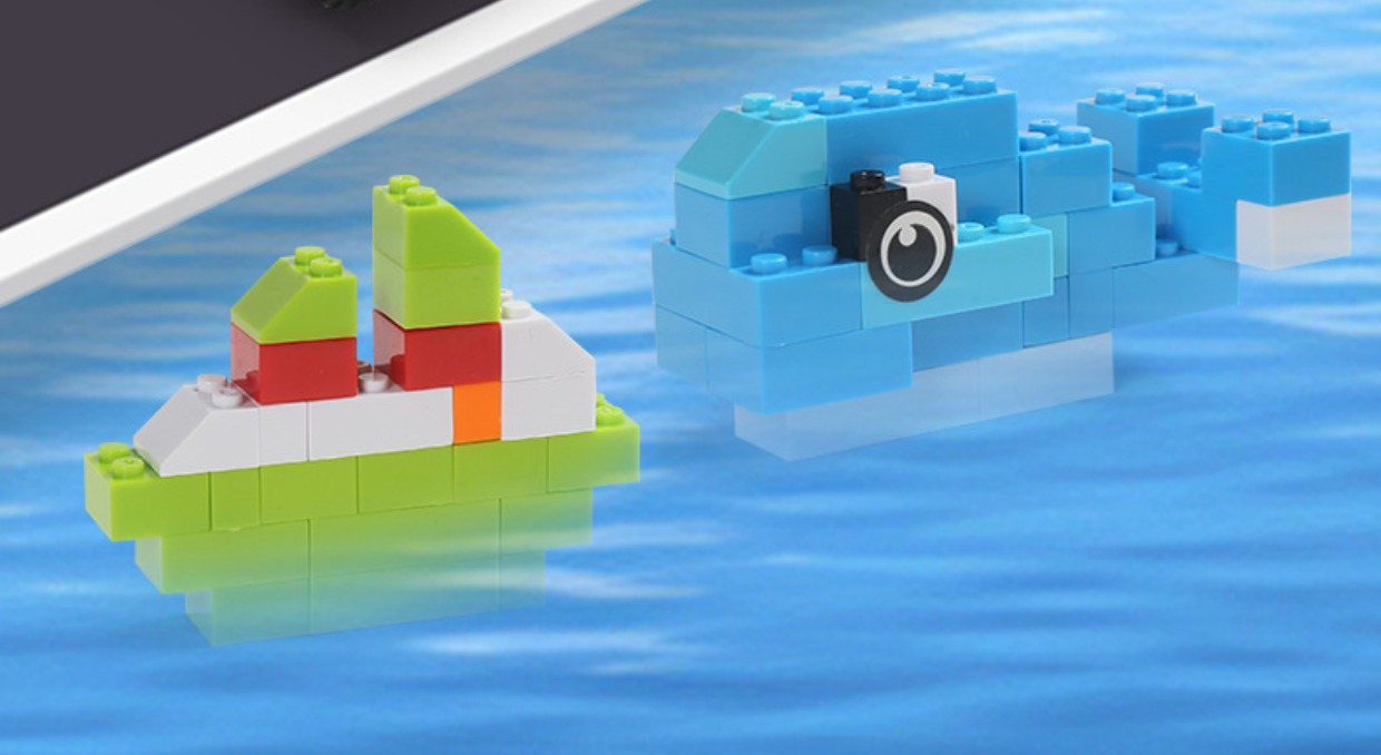 兼容新款小积木小颗粒拼装散装益智玩具儿童男DIY拼图6到12基础件(图24)