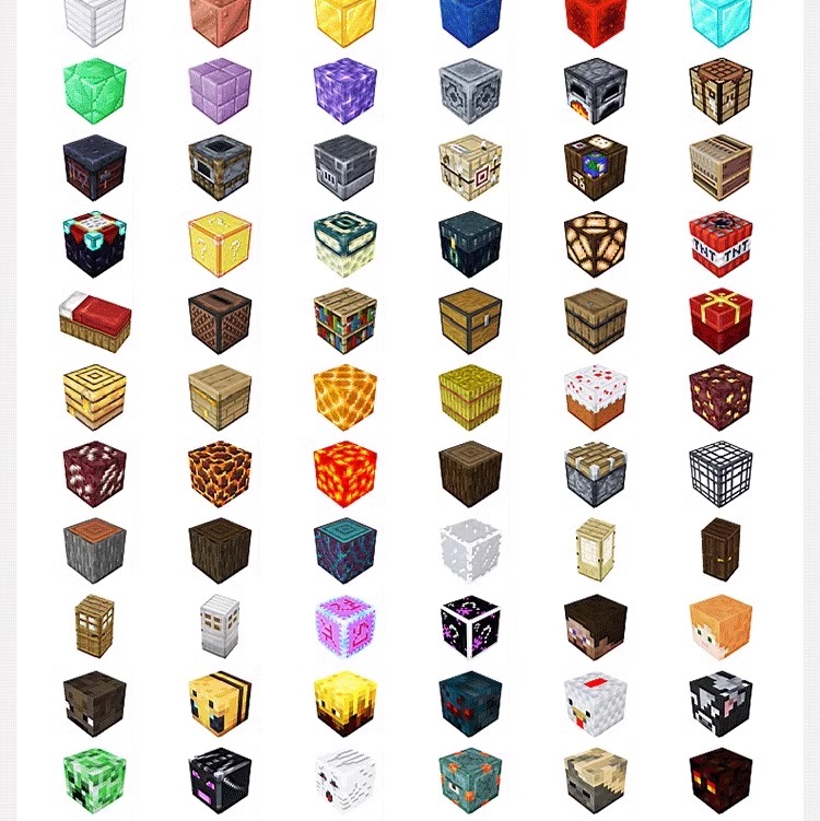 2024新款我的世界磁力方块磁铁积木迷你磁吸玩具益智拼装儿童全套(图18)