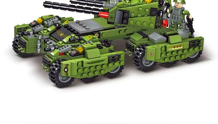 乐2025高积木男孩子益智拼装军事消防警察局10岁儿童汽车系列玩具(图35)