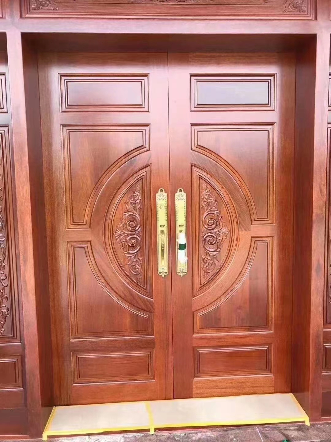 实木门今户门全实木大门室内门酒店民宿防盗门卧室门入户门可定制(图2)