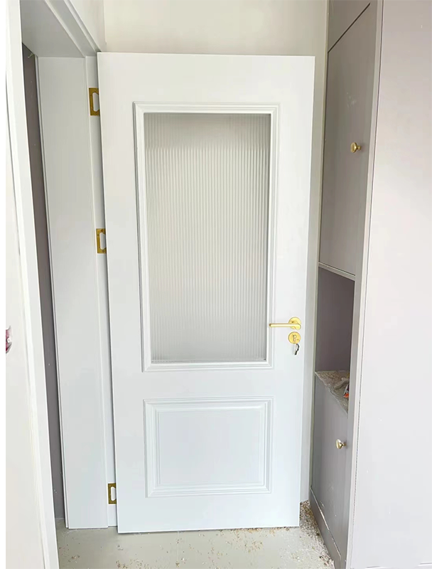 佛山工厂直销美式木门轻美式卧室门法式奶油白色烤漆门橡木烤漆门(图13)