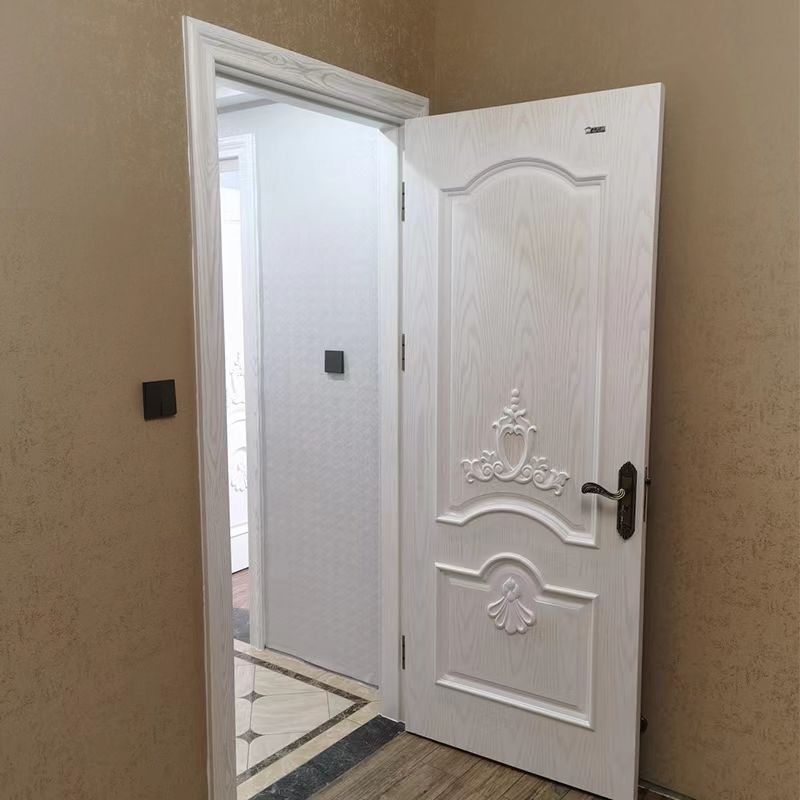 佛山工厂直销美式木门轻美式卧室门法式奶油白色烤漆门橡木烤漆门(图12)