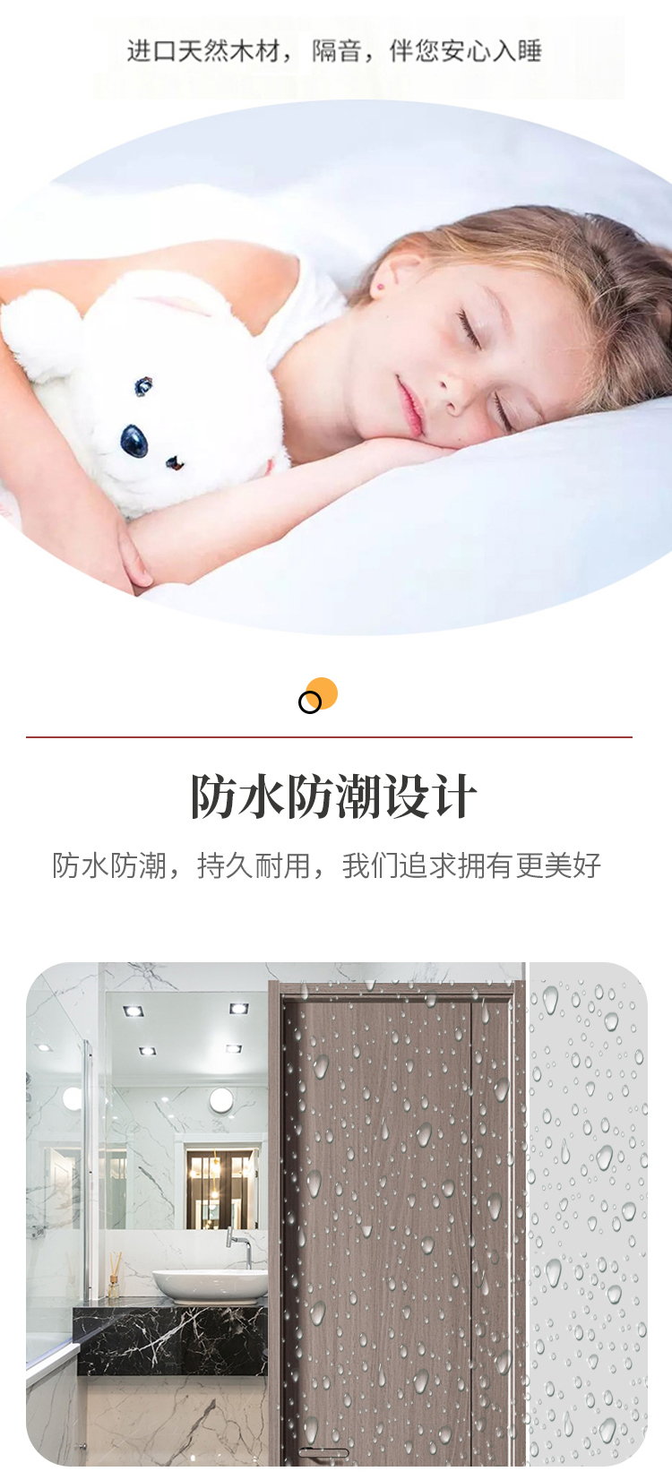 室内门 卧室门 烤漆门 碳晶门 实木复合卧室套装门 环保隔音定制(图5)