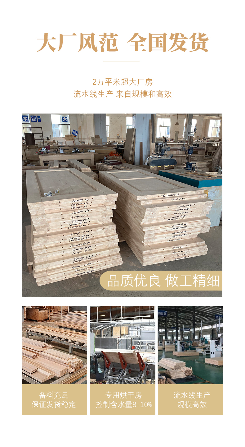 实木门卧室门橡木烤漆门房间门全实木门别墅套装门室内门房门定制(图40)