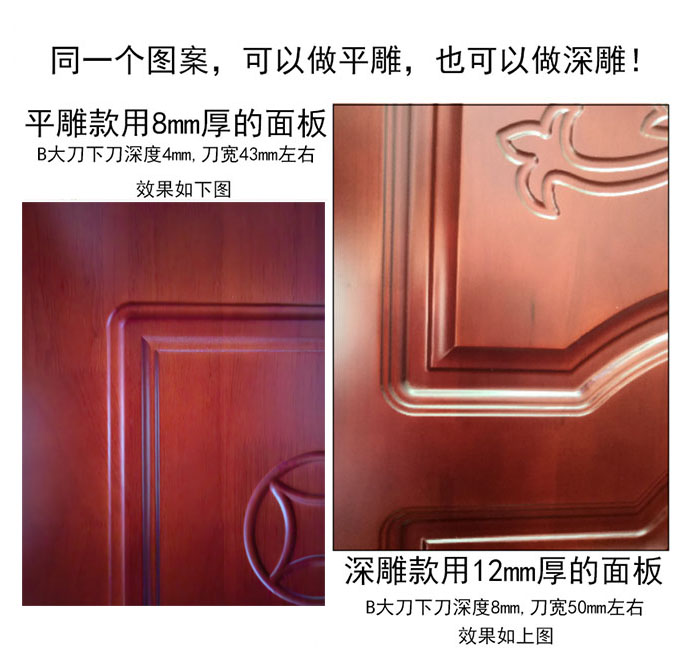 房间实木门烤漆入户门卧室门豪华雕花泰国进口橡木进户门室内门(图7)