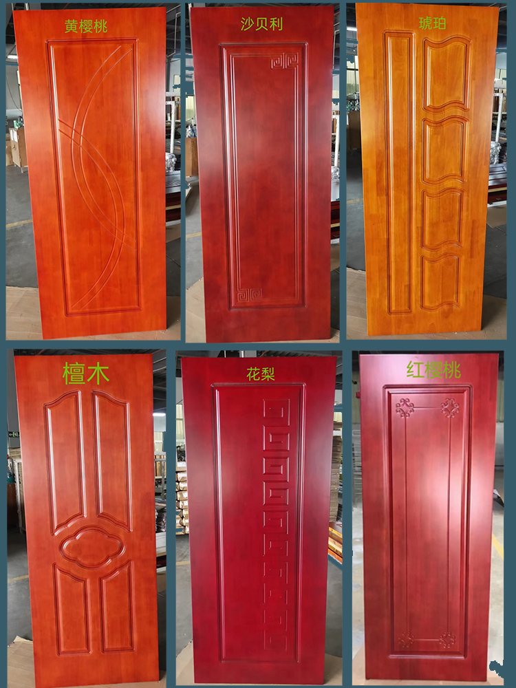 房间实木门烤漆入户门卧室门豪华雕花泰国进口橡木进户门室内门(图24)