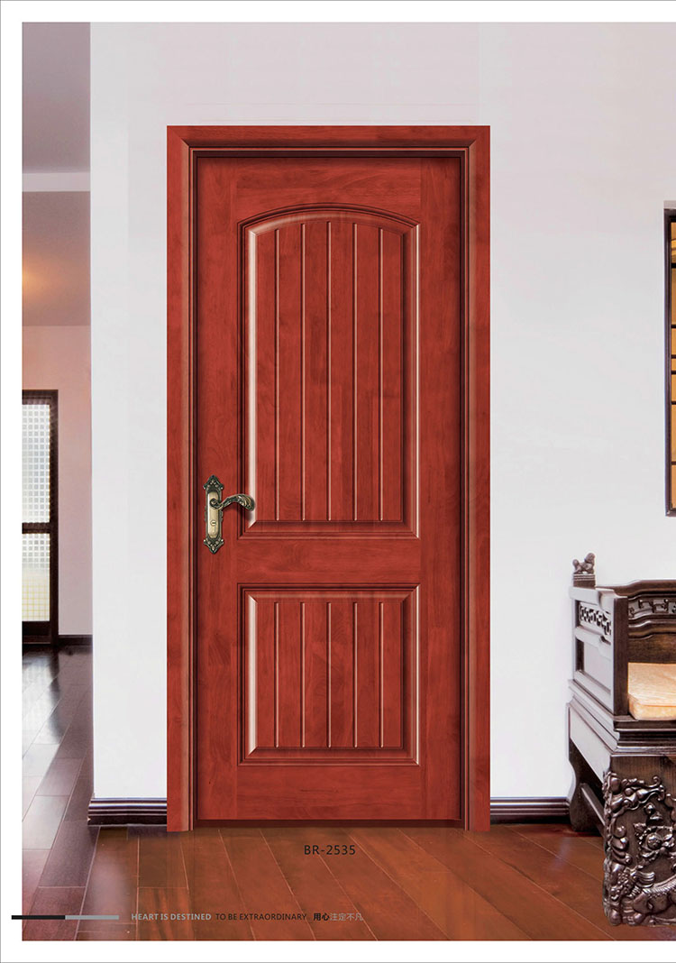 房间实木门烤漆入户门卧室门豪华雕花泰国进口橡木进户门室内门(图17)