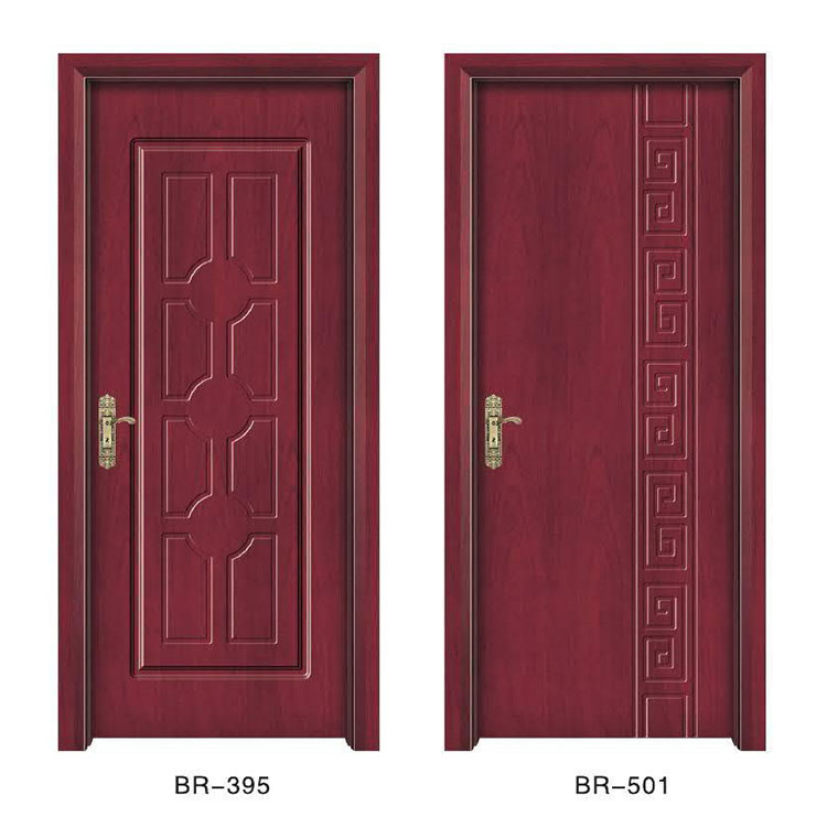 房间实木门烤漆入户门卧室门豪华雕花泰国进口橡木进户门室内门(图39)