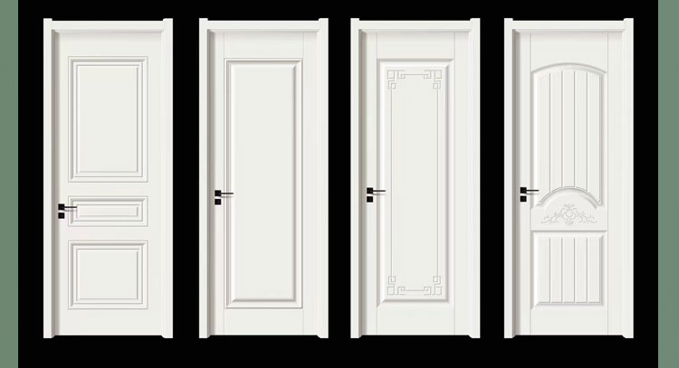 定制白色免漆碳晶室内门房门实木复合卧室门套装门木门包安装现货(图12)