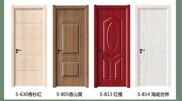 定制白色免漆碳晶室内门房门实木复合卧室门套装门木门包安装现货(图14)