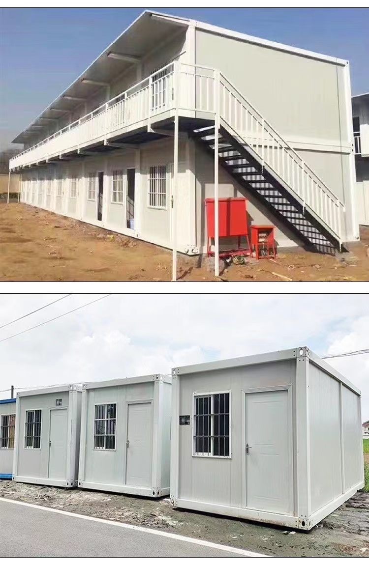 出口集装箱活动房配件框架移动房角头防火岩棉板玻镁板强化地板(图11)