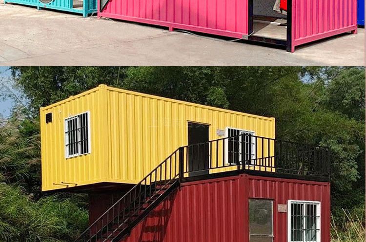 网红集装箱移动房民宿别墅活动板房钢结构移动房屋阳光房活动房屋(图17)