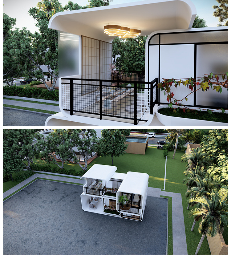 太空舱移动房屋集装箱户外驿站办公室景区民宿住人冬季活动阳光房(图8)