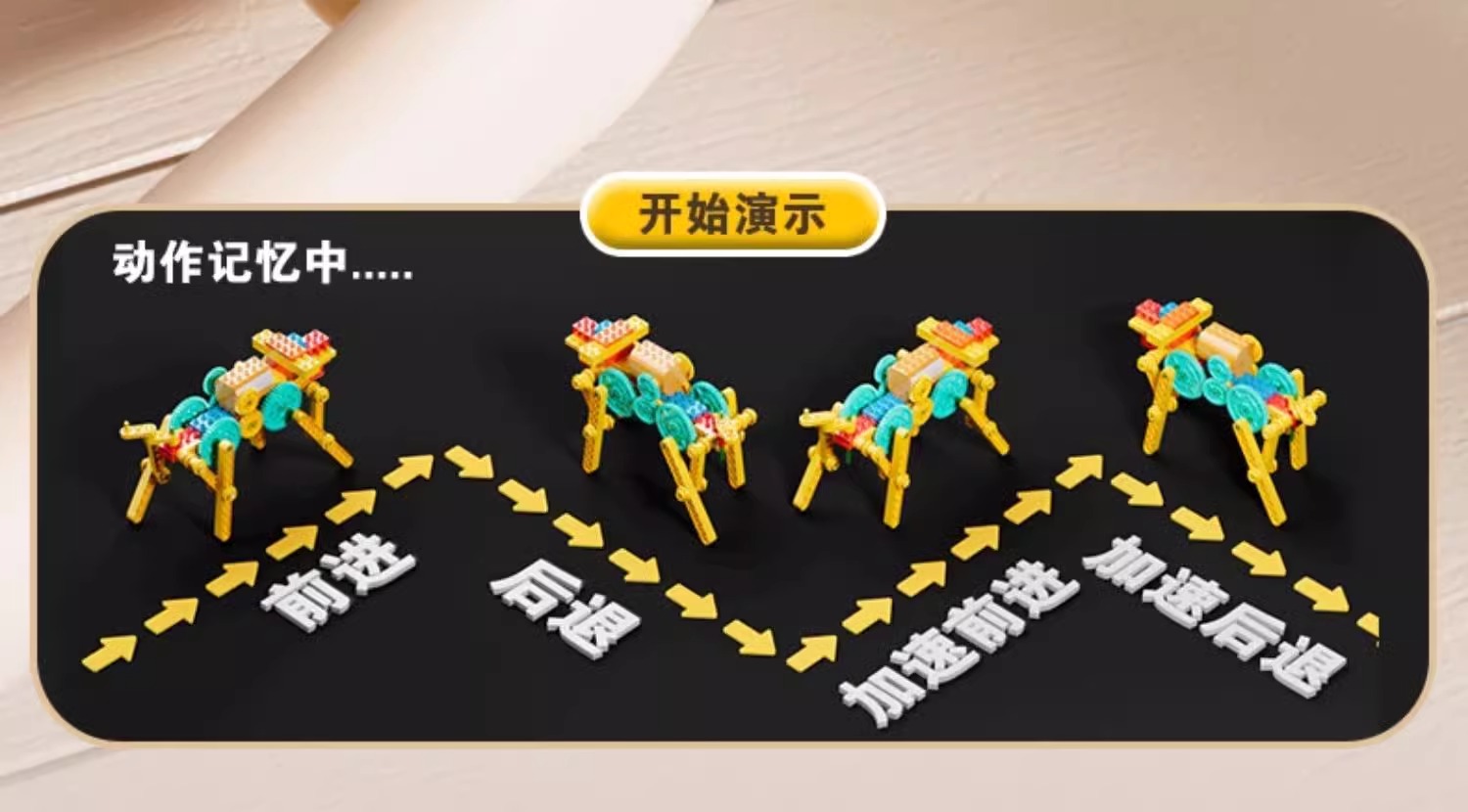 编程积木大颗粒机械齿轮电动科教遥控儿童玩具拼装益智礼物3-6岁(图7)